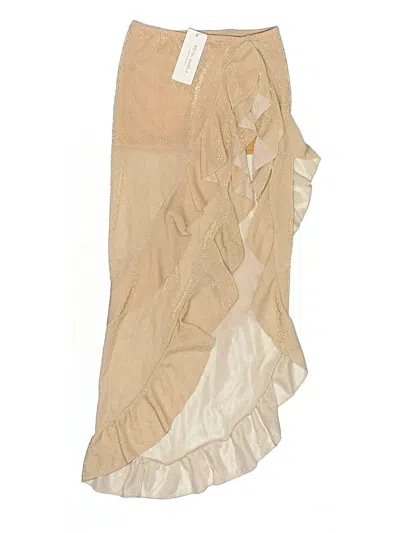 Pre-owned Assorted Brands Formal Skirt In Brown