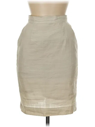 Pre-owned Assorted Brands Formal Skirt In Brown