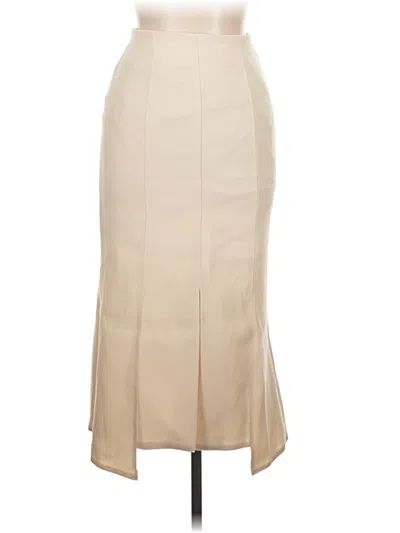 Pre-owned Assorted Brands Formal Skirt In Brown