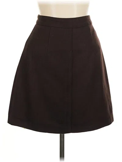Pre-owned Assorted Brands Formal Skirt In Brown