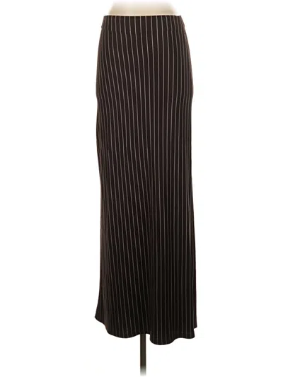 Pre-owned Assorted Brands Formal Skirt In Brown
