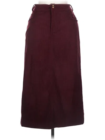 Assorted Brands Formal Skirt In Burgundy