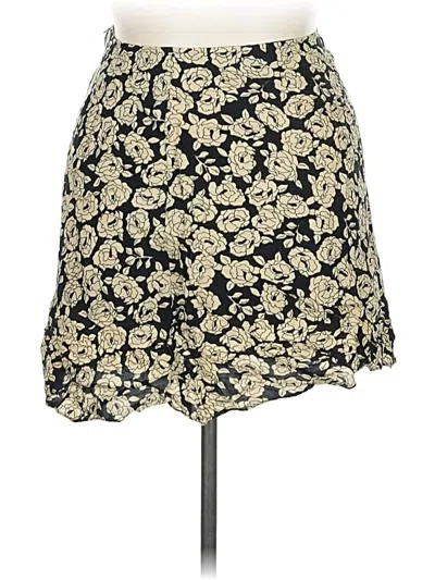 Pre-owned Assorted Brands Formal Skirt In Gold