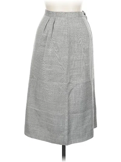 Pre-owned Assorted Brands Formal Skirt In Gray