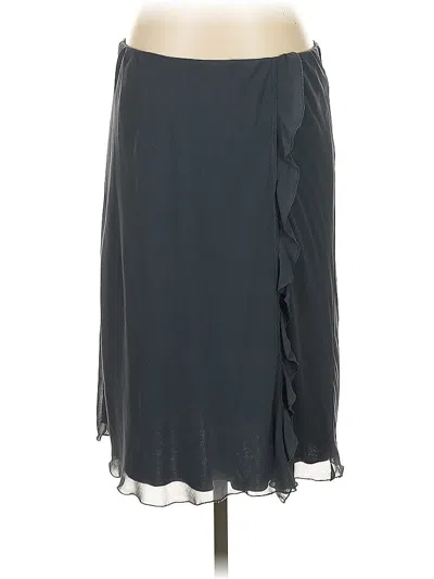 Pre-owned Assorted Brands Formal Skirt In Gray