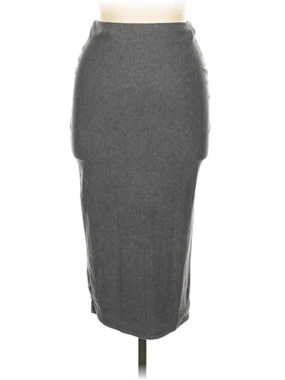 Pre-owned Assorted Brands Formal Skirt In Gray