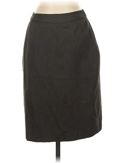 Pre-owned Assorted Brands Formal Skirt In Gray