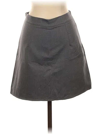 Pre-owned Assorted Brands Formal Skirt In Gray