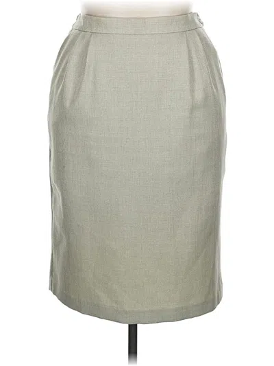Pre-owned Assorted Brands Formal Skirt In Gray