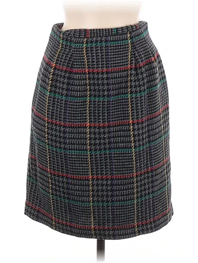 Pre-owned Assorted Brands Formal Skirt In Gray