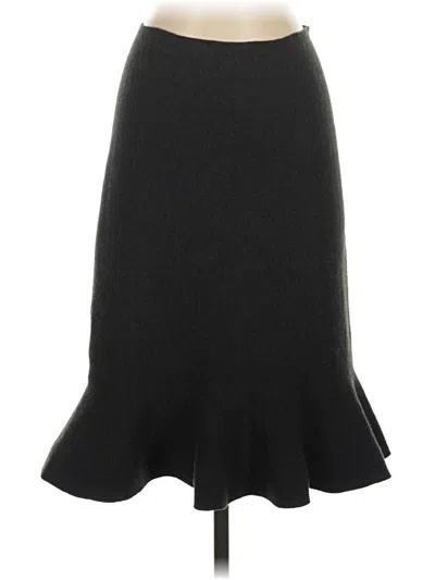 Pre-owned Assorted Brands Formal Skirt In Gray