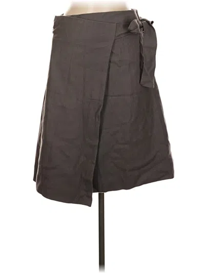 Pre-owned Assorted Brands Formal Skirt In Gray