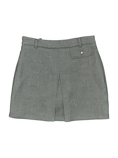 Pre-owned Assorted Brands Formal Skirt In Gray