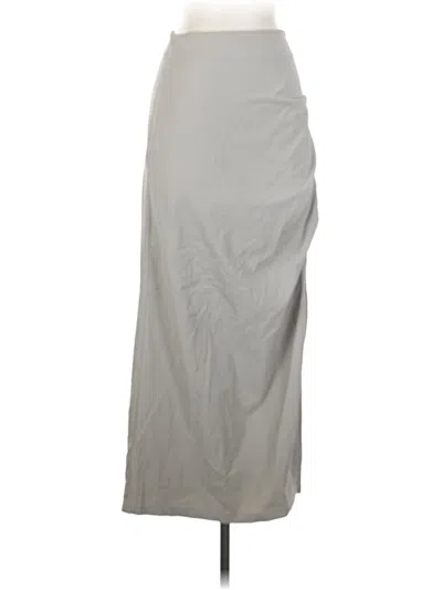Pre-owned Assorted Brands Formal Skirt In Gray