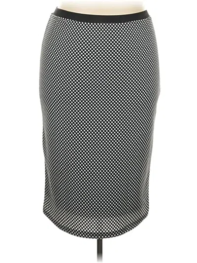 Pre-owned Assorted Brands Formal Skirt In Gray