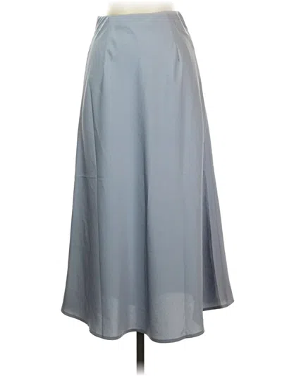 Pre-owned Assorted Brands Formal Skirt In Gray