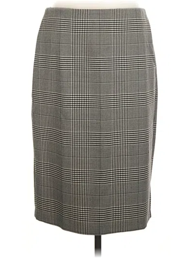 Pre-owned Assorted Brands Formal Skirt In Gray