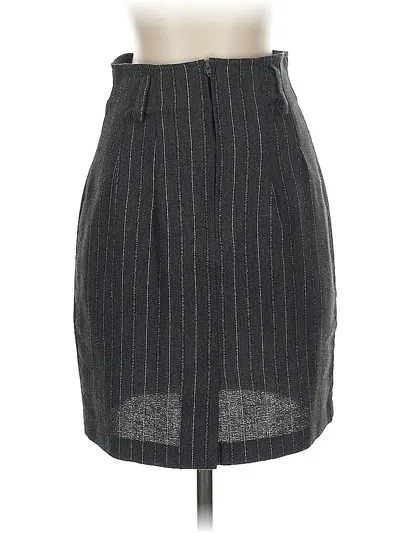 Pre-owned Assorted Brands Formal Skirt In Gray