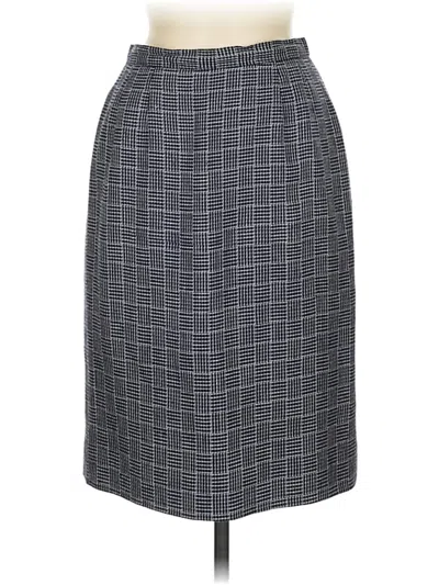 Pre-owned Assorted Brands Formal Skirt In Gray