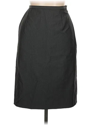 Pre-owned Assorted Brands Formal Skirt In Gray