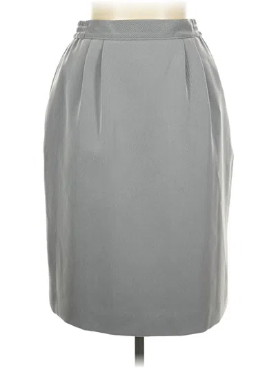Pre-owned Assorted Brands Formal Skirt In Gray