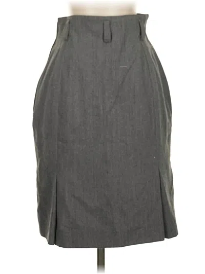 Pre-owned Assorted Brands Formal Skirt In Gray