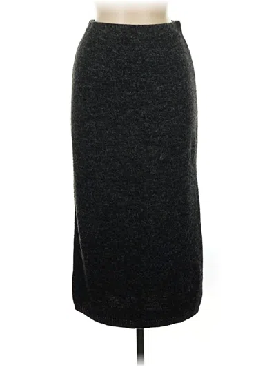 Pre-owned Assorted Brands Formal Skirt In Gray