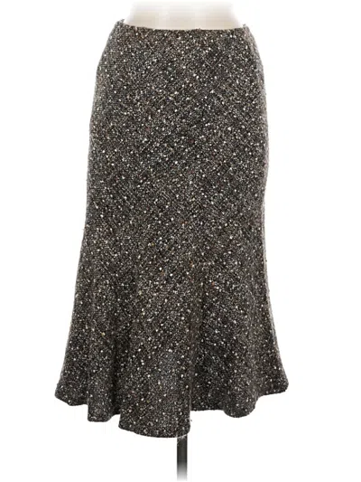 Pre-owned Assorted Brands Formal Skirt In Gray