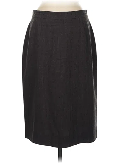 Pre-owned Assorted Brands Formal Skirt In Gray