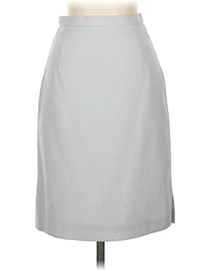 Pre-owned Assorted Brands Formal Skirt In Gray