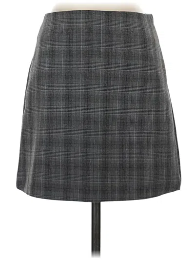 Pre-owned Assorted Brands Formal Skirt In Gray
