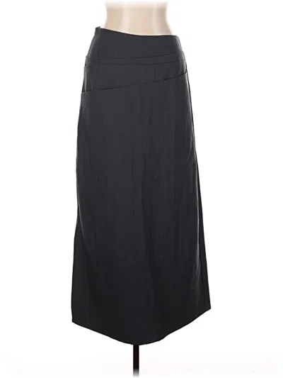 Pre-owned Assorted Brands Formal Skirt In Gray