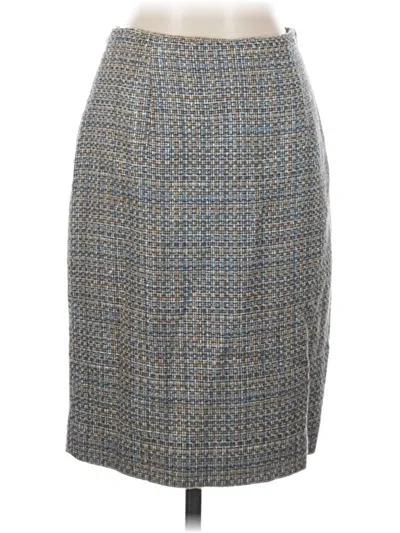 Pre-owned Assorted Brands Formal Skirt In Gray