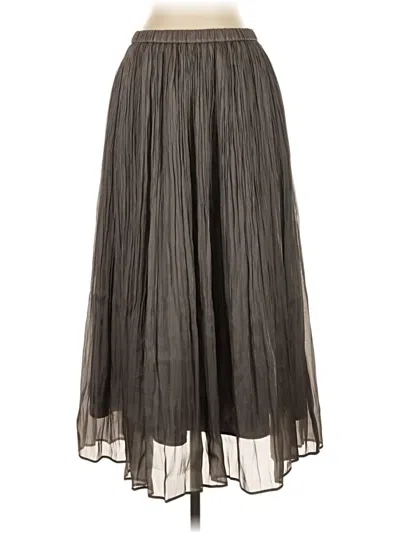Pre-owned Assorted Brands Formal Skirt In Gray