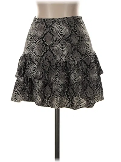 Pre-owned Assorted Brands Formal Skirt In Gray