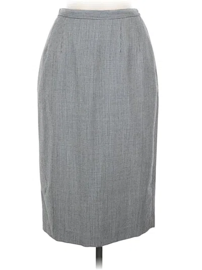 Pre-owned Assorted Brands Formal Skirt In Gray
