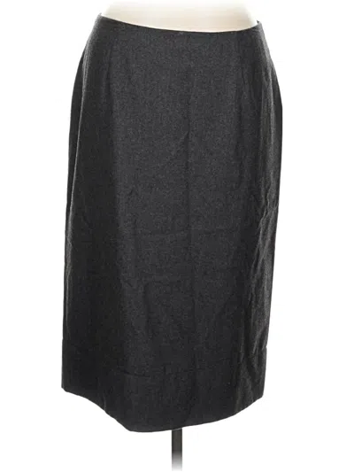 Pre-owned Assorted Brands Formal Skirt In Gray