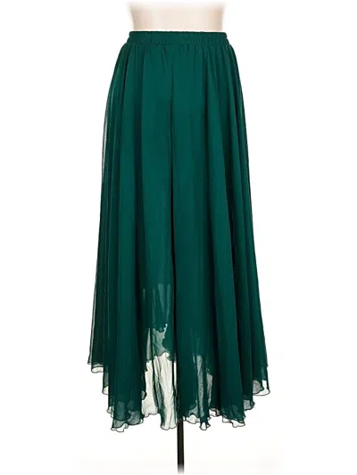 Pre-owned Assorted Brands Formal Skirt In Green