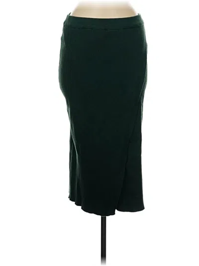Pre-owned Assorted Brands Formal Skirt In Green