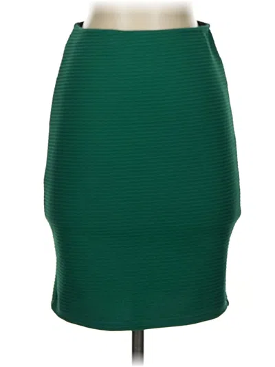 Pre-owned Assorted Brands Formal Skirt In Green