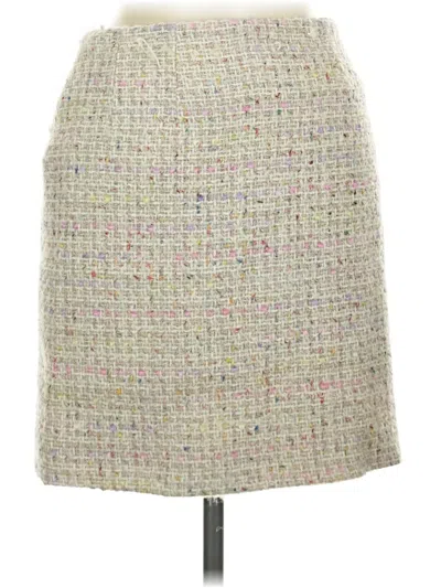 Pre-owned Assorted Brands Formal Skirt In Ivory