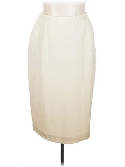 Pre-owned Assorted Brands Formal Skirt In Ivory