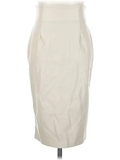 Pre-owned Assorted Brands Formal Skirt In Ivory
