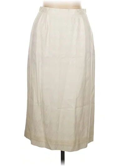 Pre-owned Assorted Brands Formal Skirt In Ivory