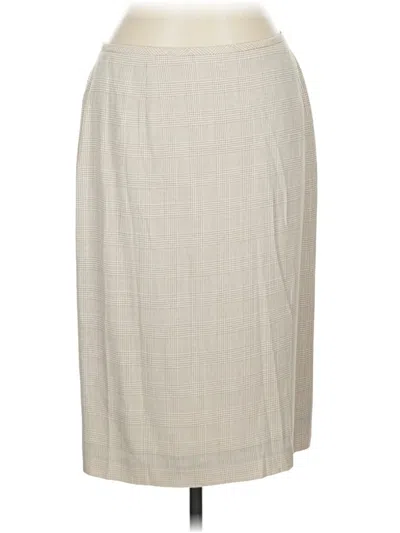 Pre-owned Assorted Brands Formal Skirt In Ivory