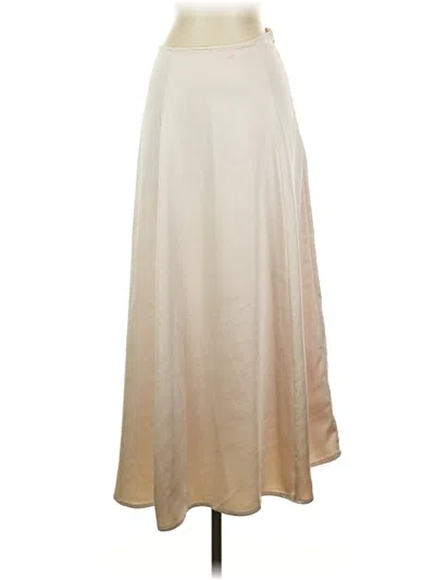 Pre-owned Assorted Brands Formal Skirt In Ivory