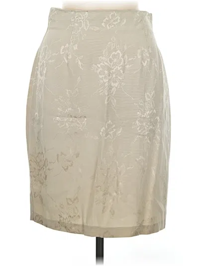 Pre-owned Assorted Brands Formal Skirt In Ivory