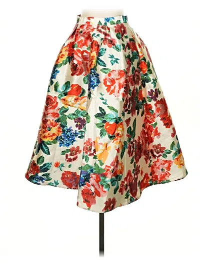 Pre-owned Assorted Brands Formal Skirt In Ivory