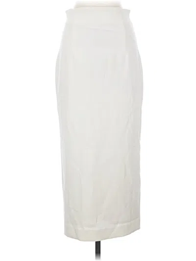 Pre-owned Assorted Brands Formal Skirt In Ivory