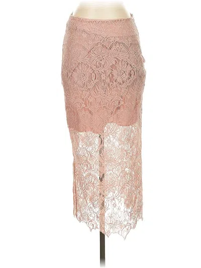 Pre-owned Assorted Brands Formal Skirt In Pink